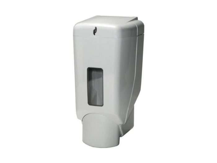 liquid soap dispenser with key and fixings for van