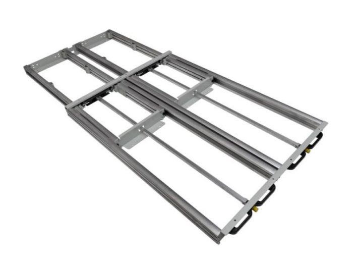 double sliding platform suitable for pickups or small vans