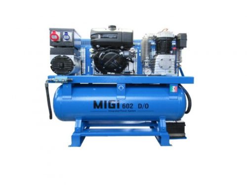 migi 602 diesel combined compressor generator includes air tank