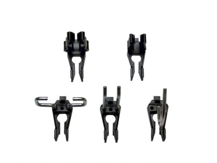 range of tool prongs for storing small tools