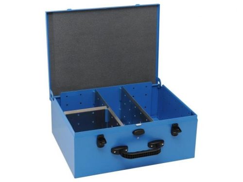 tool and parts case metal internal divider