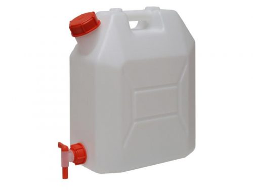 10 ltr water carrier with gravity fed tap for van