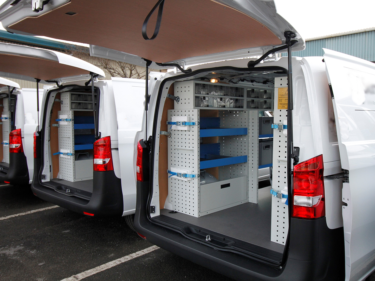 Mercedes Vito Van Racking For Catering