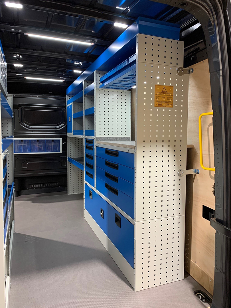 Volkswagen Crafter Workbench and Drawers