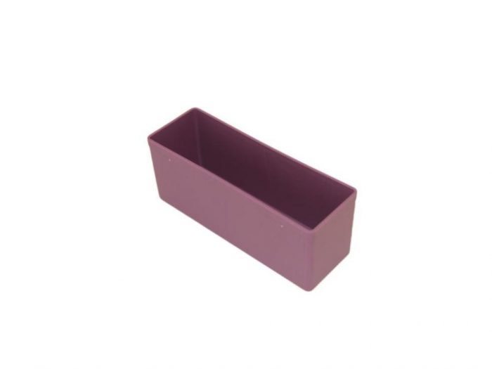 Plastic container for metal cases violet p2060