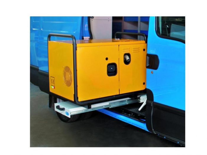 van slide out platform suitable for heavy equipment