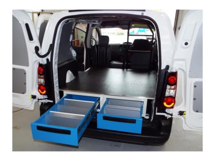 van storage under floor drawer kit
