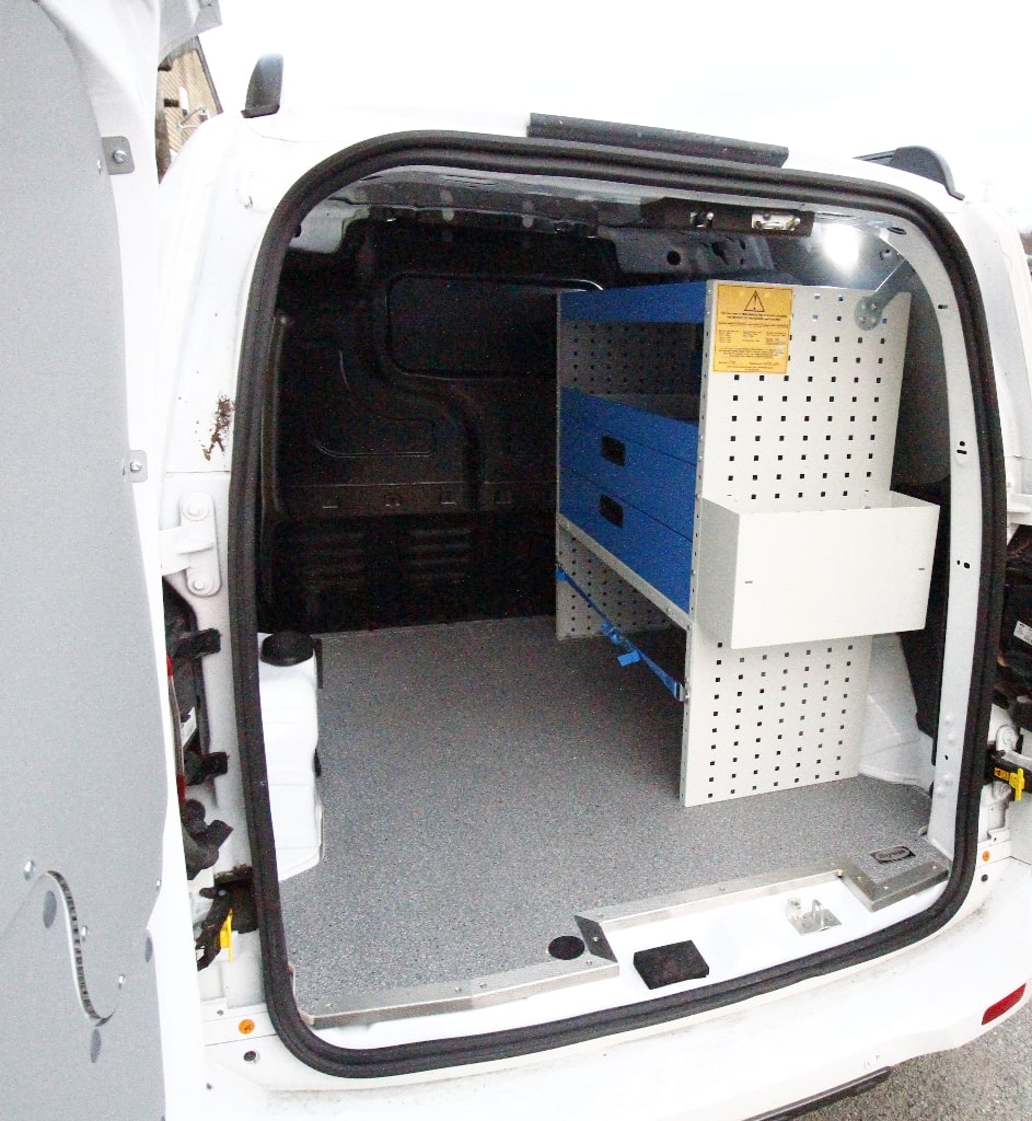 ford transit courier racking system from rear doors
