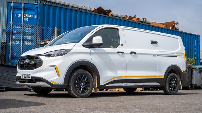 Civil engineering van racking