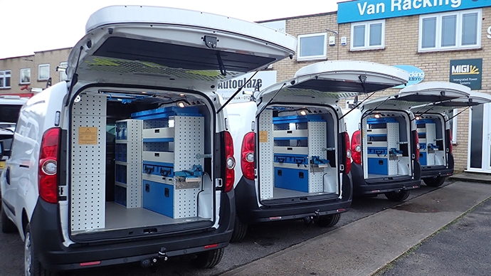 Local authority van racking