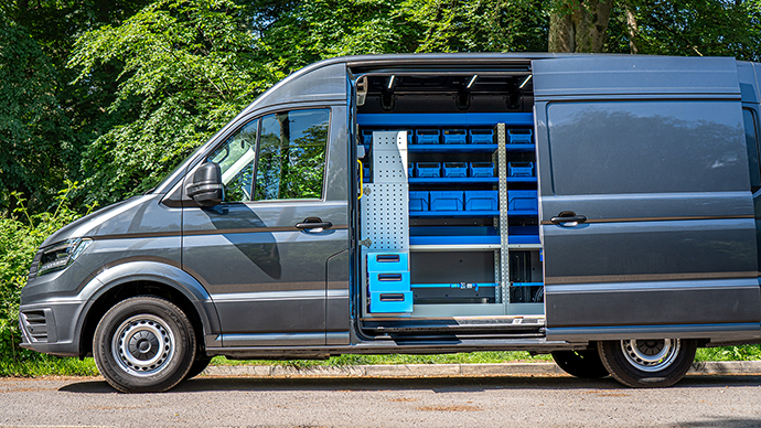 Utilities van racking